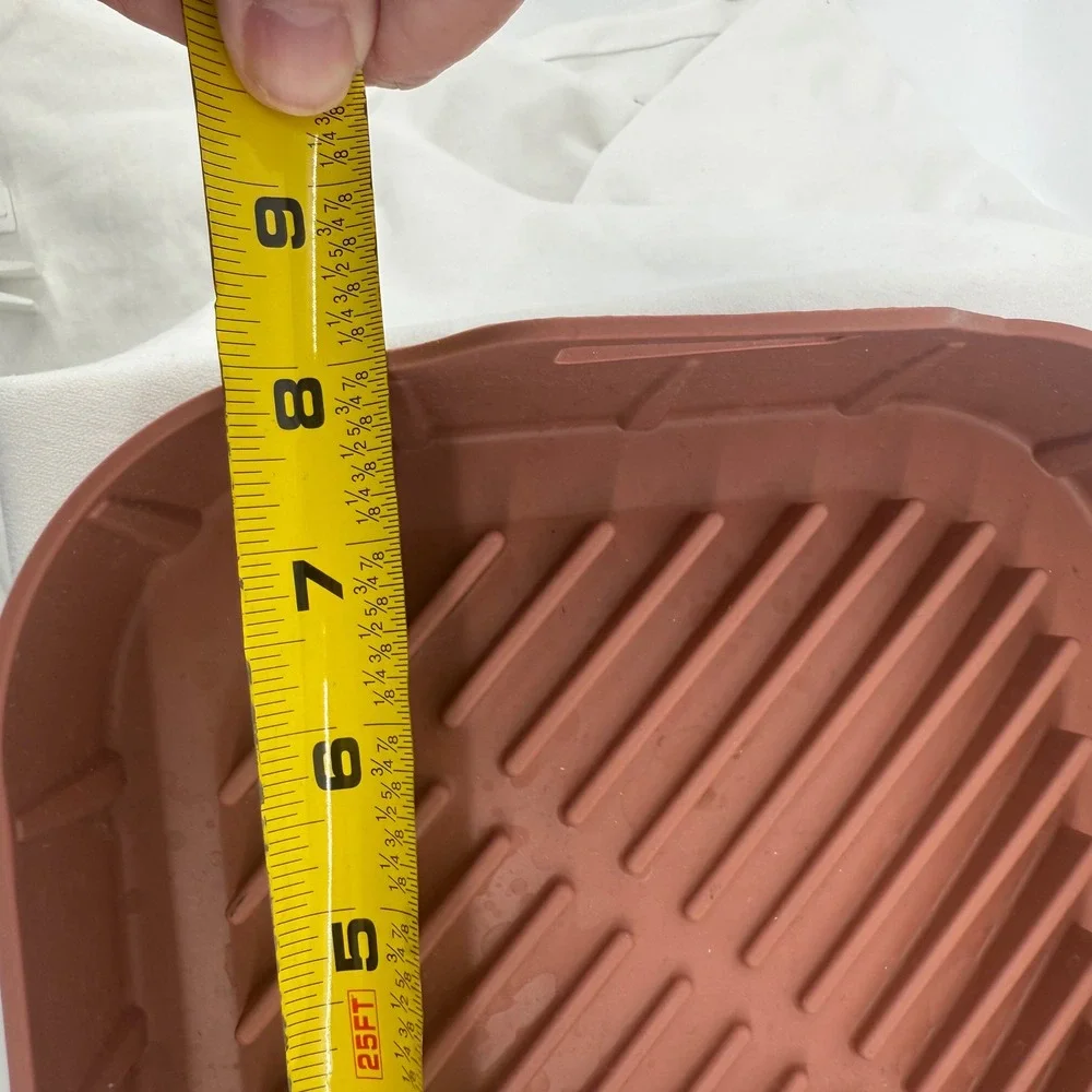 Reusable Silicone Air Fryer Liner Square‎ Baking Pan for Oven and Air Fryer
